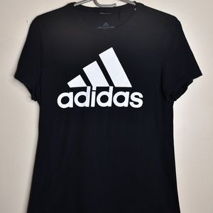 Adidas Logo Athletic Tee Size S